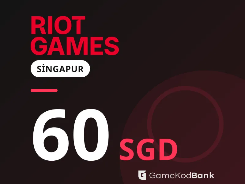 Riot Games Singapur 60 SGD
