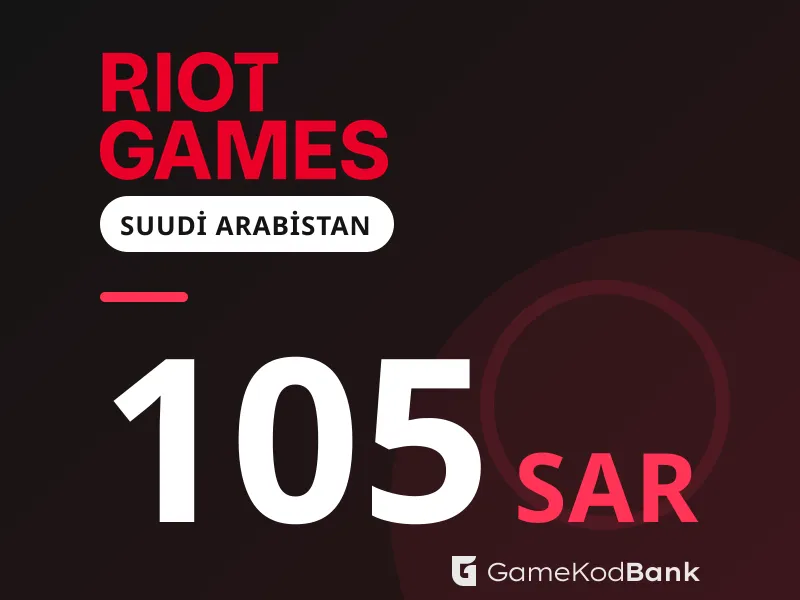 Riot Games Suudi Arabistan 105 SAR