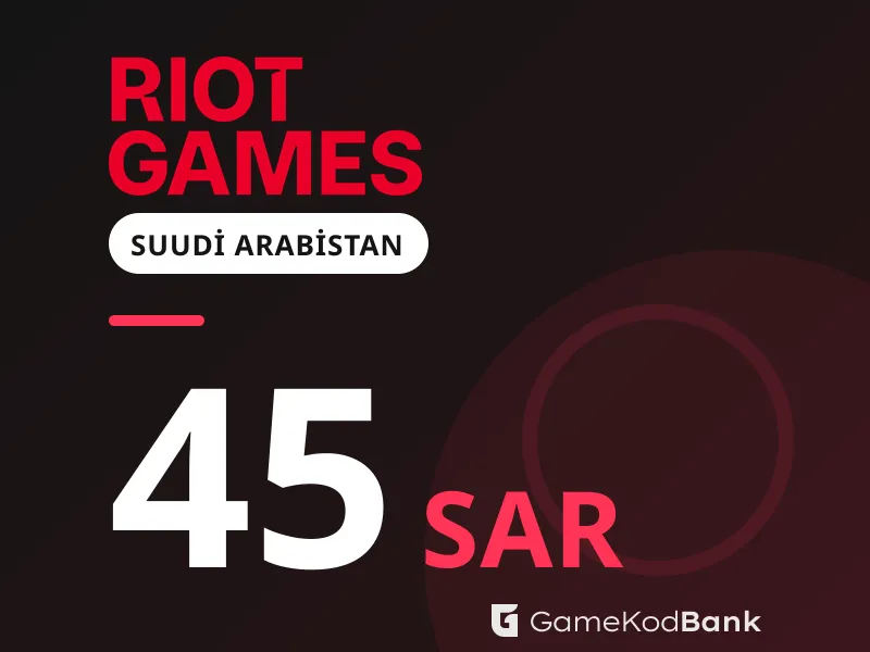 Riot Games Suudi Arabistan 45 SAR