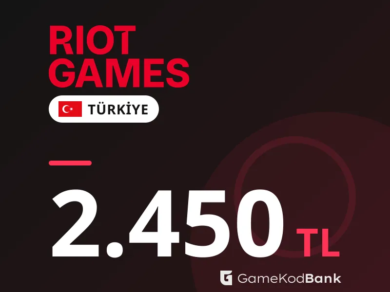 Riot Games Türkiye 2.450 TL