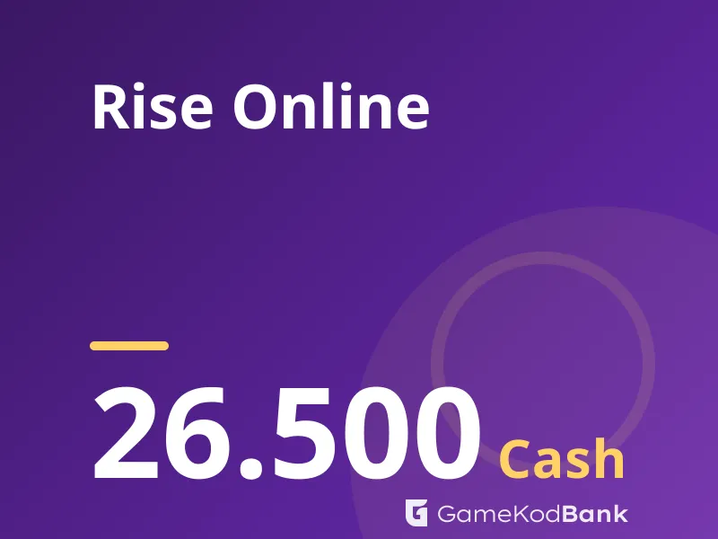 Rise Online 26.500 Cash