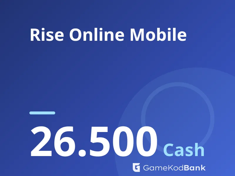 Rise Online Mobile 26.500 Cash