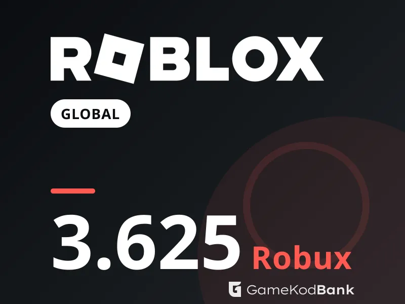 Roblox Global 3.625 Robux