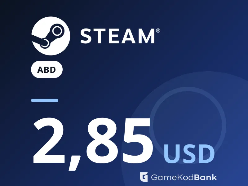 Steam ABD 2,85 USD