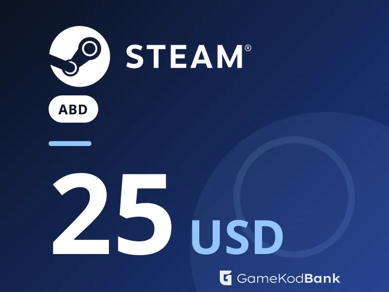 Steam ABD 25 USD