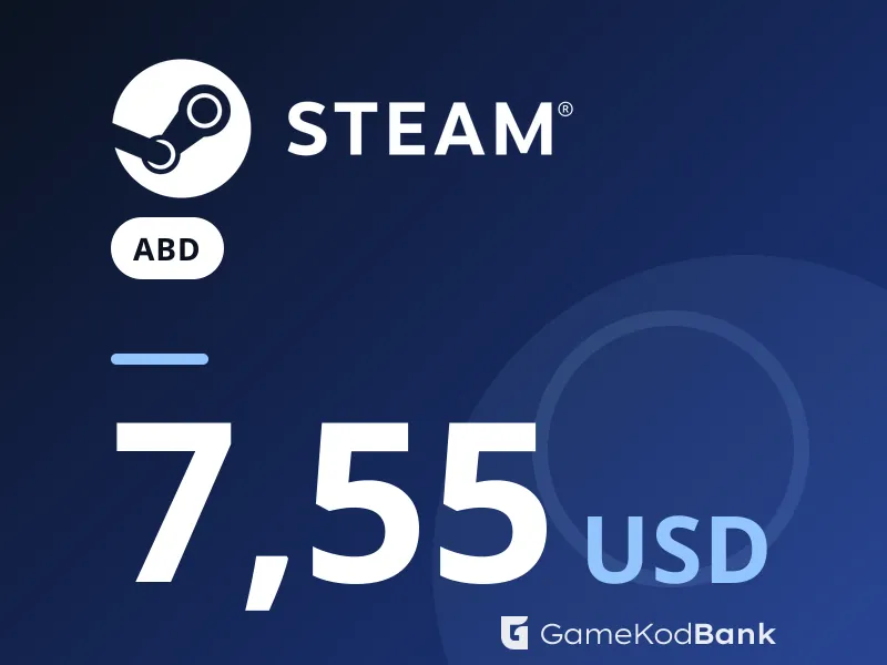 Steam ABD 7,55 USD