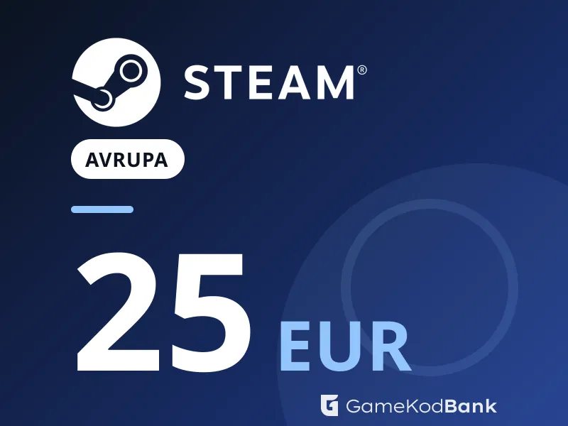 Steam Avrupa 25 EUR