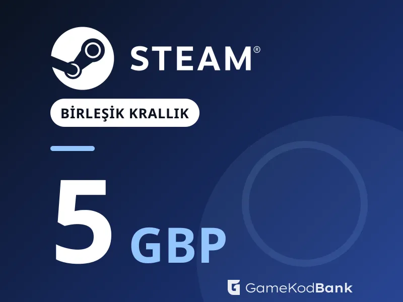Steam Birleşik Krallık 5 GBP
