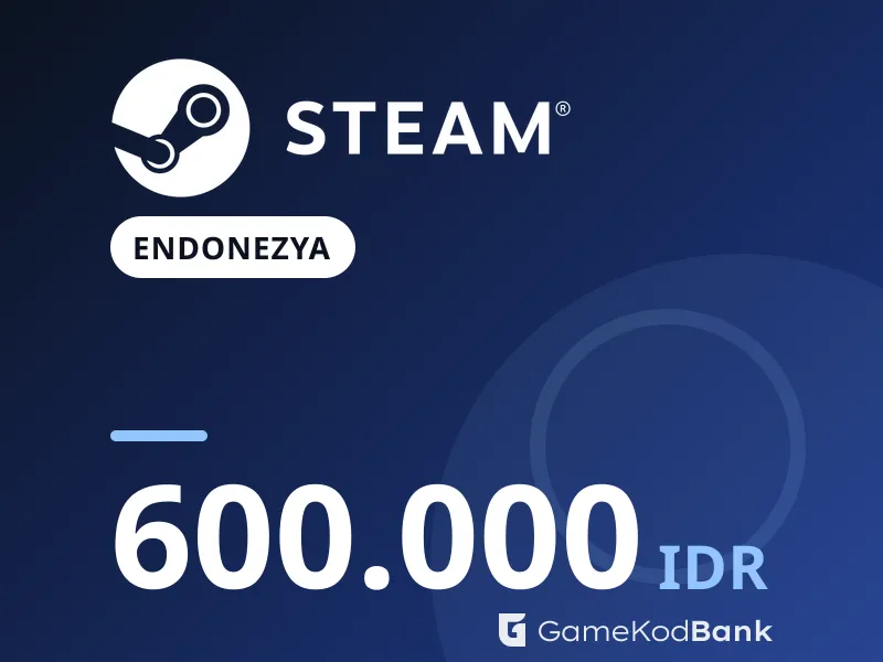 Steam Endonezya 600.000 IDR