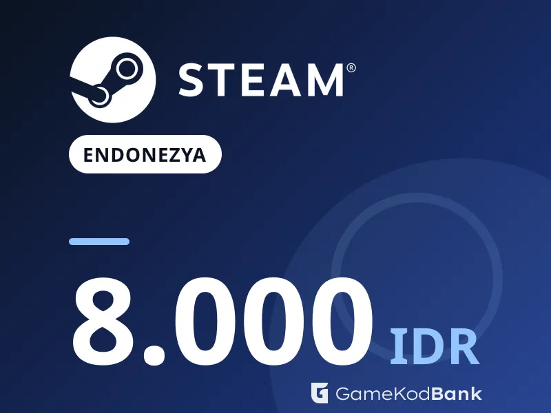 Steam Endonezya 8.000 IDR