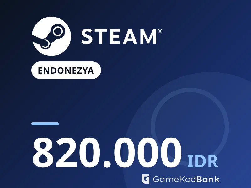 Steam Endonezya 820.000 IDR
