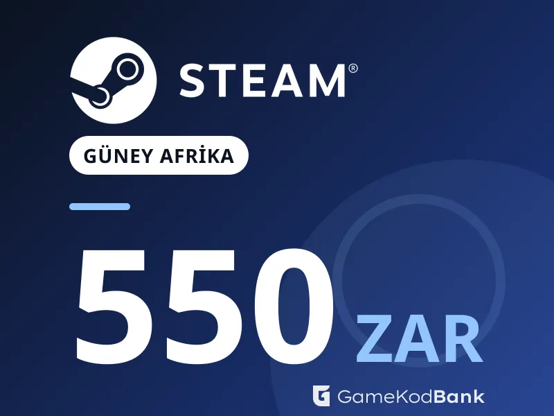 Steam Güney Afrika 550 ZAR