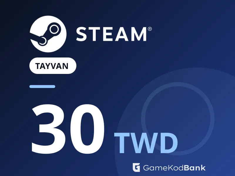 Steam Tayvan 30 TWD