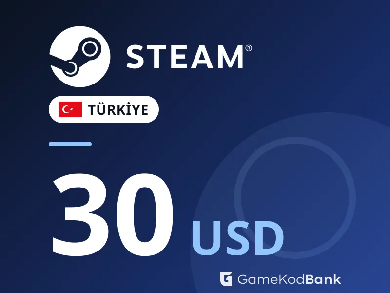 Steam Türkiye 30 USD