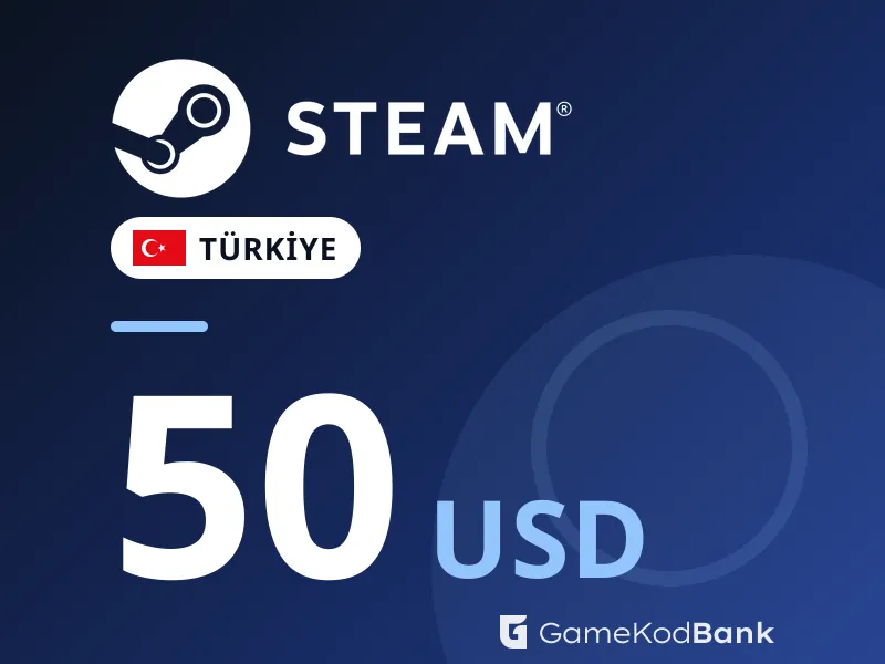 Steam Türkiye 50 USD