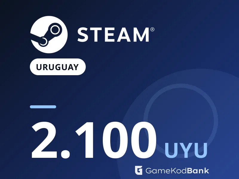 Steam Uruguay 2.100 UYU