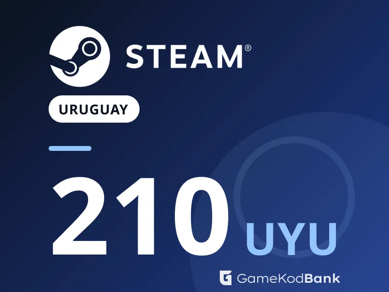 Steam Uruguay 210 UYU