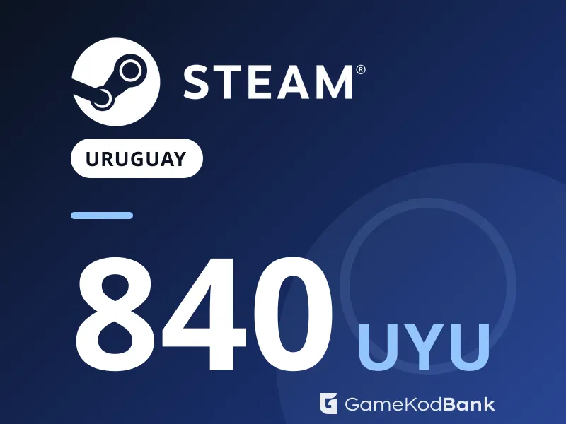 Steam Uruguay 840 UYU