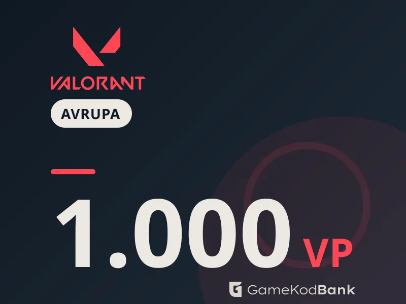Valorant Avrupa 1.000 VP