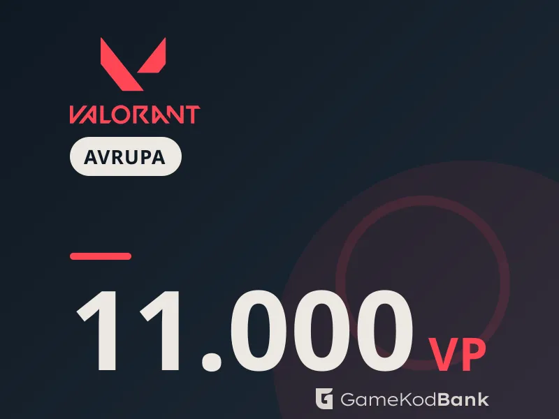 Valorant Avrupa 11.000 VP