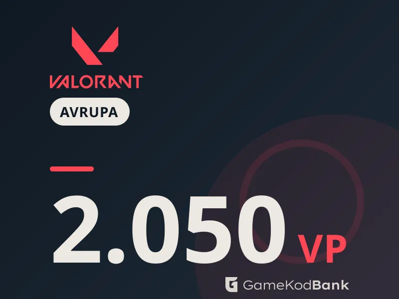 Valorant Avrupa 2.050 VP