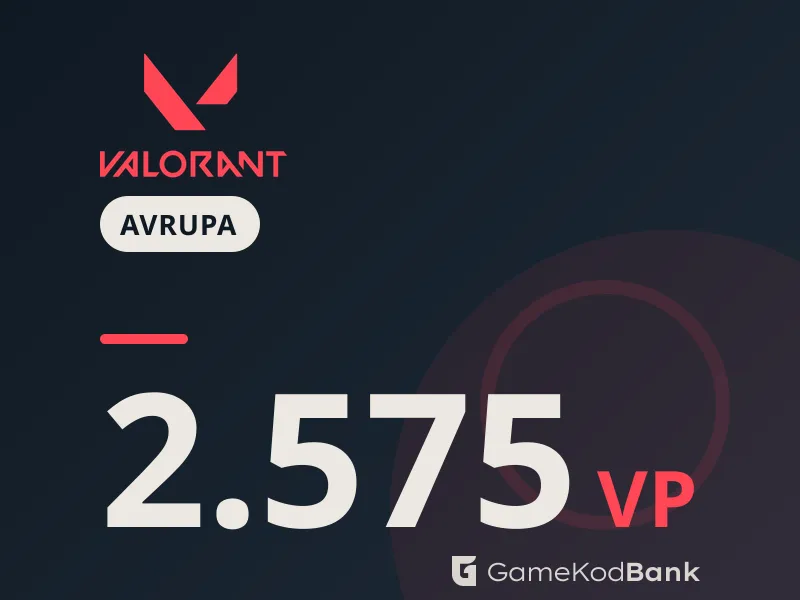 Valorant Avrupa 2.575 VP