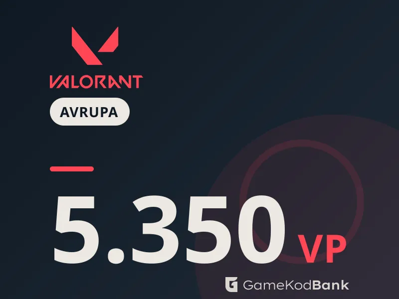 Valorant Avrupa 5.350 VP