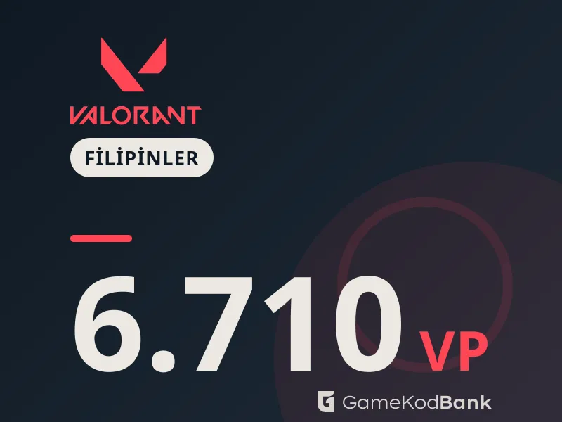 Valorant Filipinler 6.710 VP
