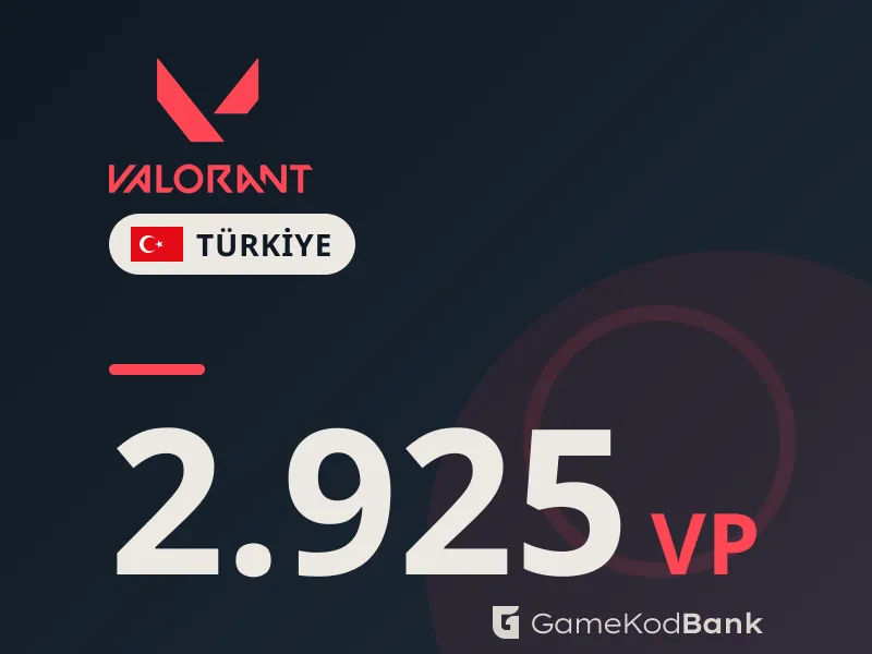 Valorant Türkiye 2.925 VP