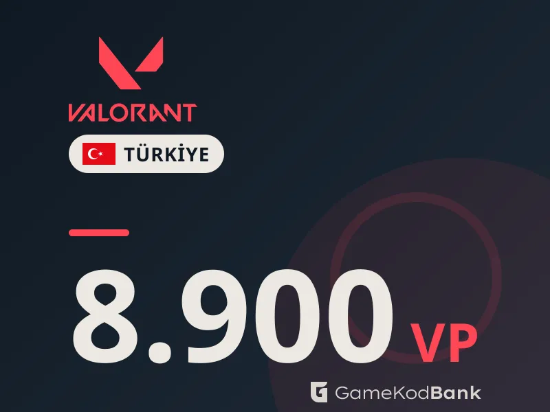 Valorant Türkiye 8.900 VP