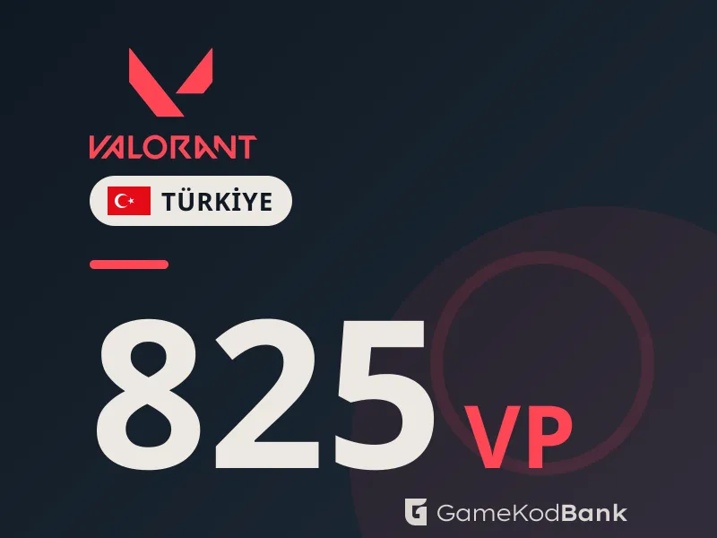 Valorant Türkiye 825 VP