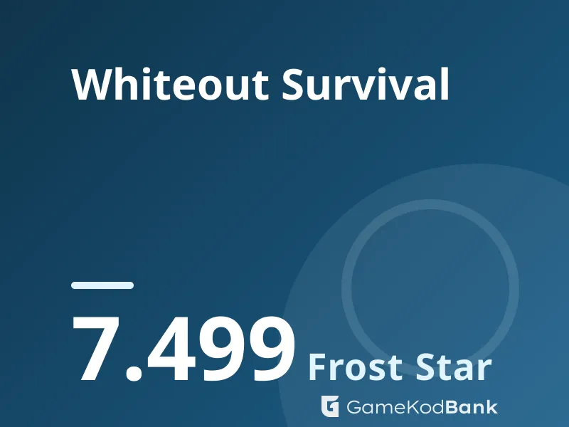 Whiteout Survival 7.499 Frost Star