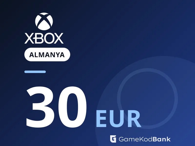 Xbox Almanya 30 EUR