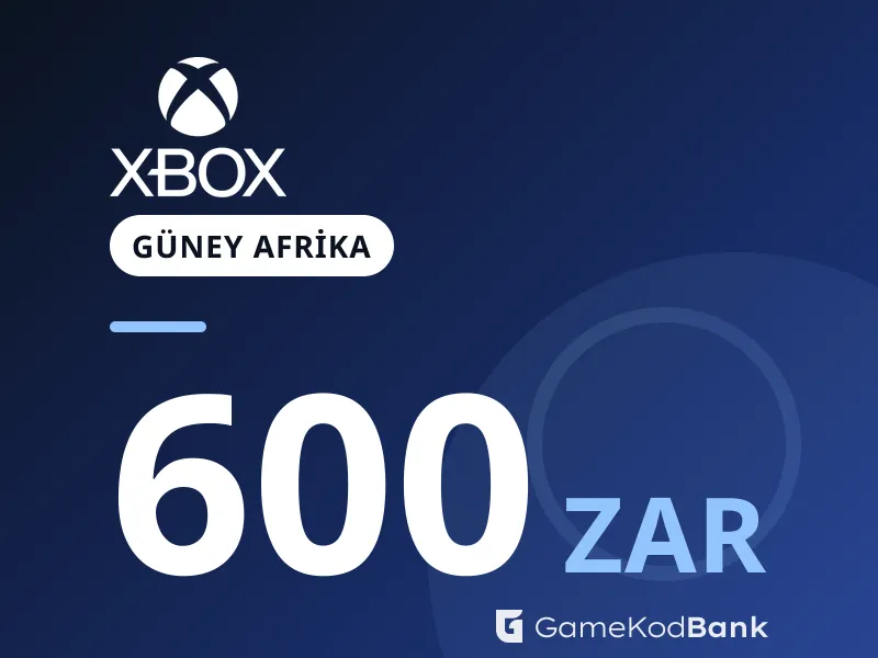 Xbox Güney Afrika 600 ZAR