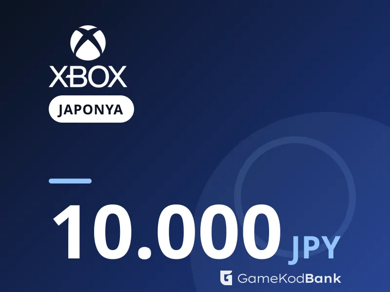Xbox Japonya 10.000 JPY