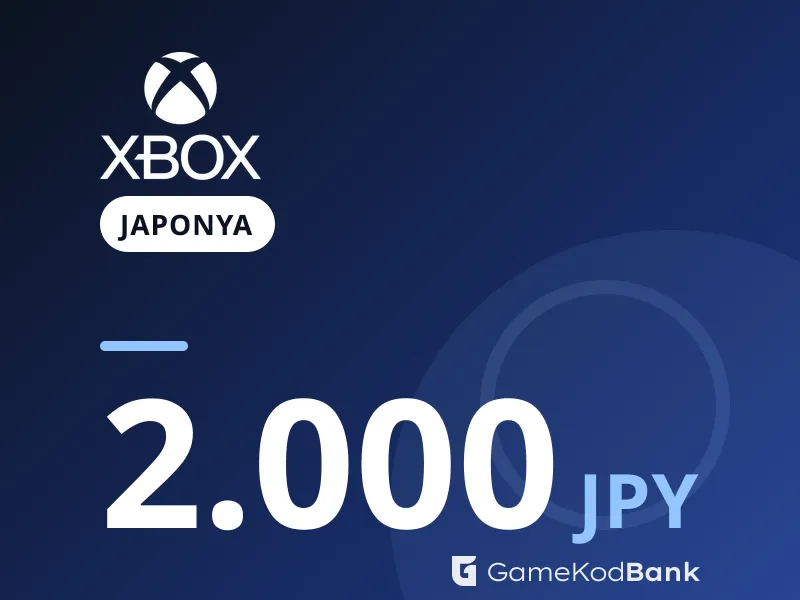 Xbox Japonya 2.000 JPY
