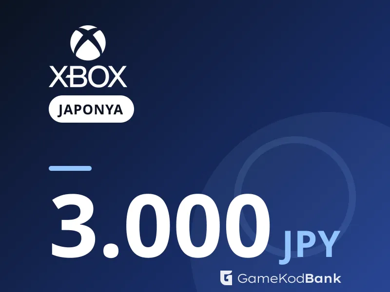 Xbox Japonya 3.000 JPY