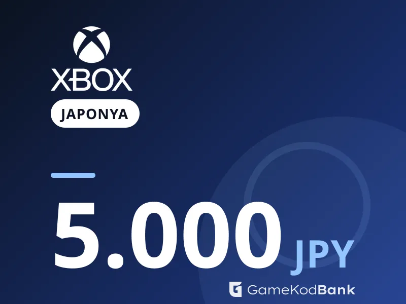 Xbox Japonya 5.000 JPY