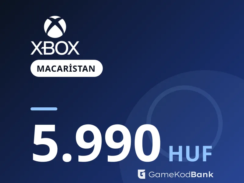 Xbox Macaristan 5.990 HUF