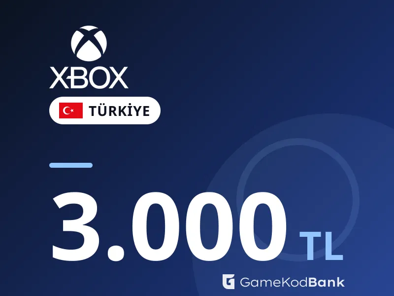 Xbox Türkiye 3.000 TL