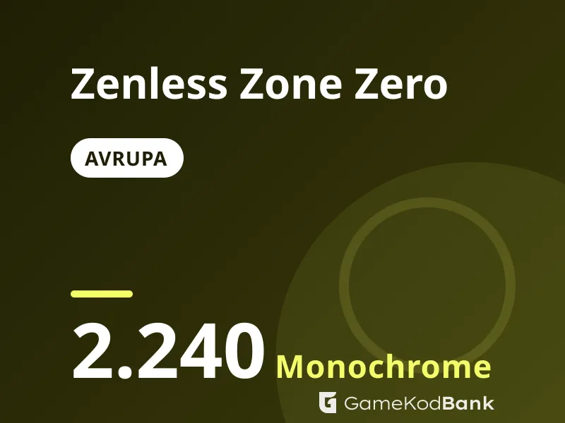 Zenless Zone Zero Avrupa 2.240 Monochrome