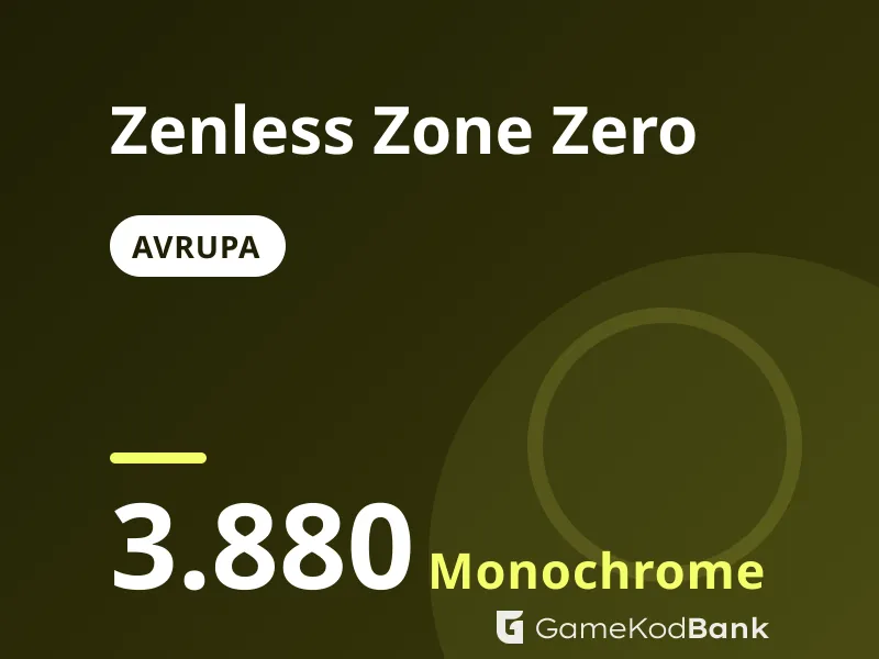 Zenless Zone Zero Avrupa 3.880 Monochrome