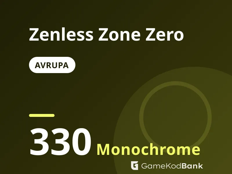 Zenless Zone Zero Avrupa 330 Monochrome